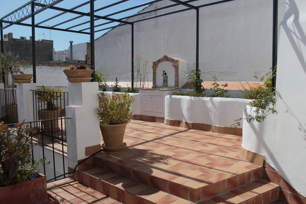 terrasse supérieure