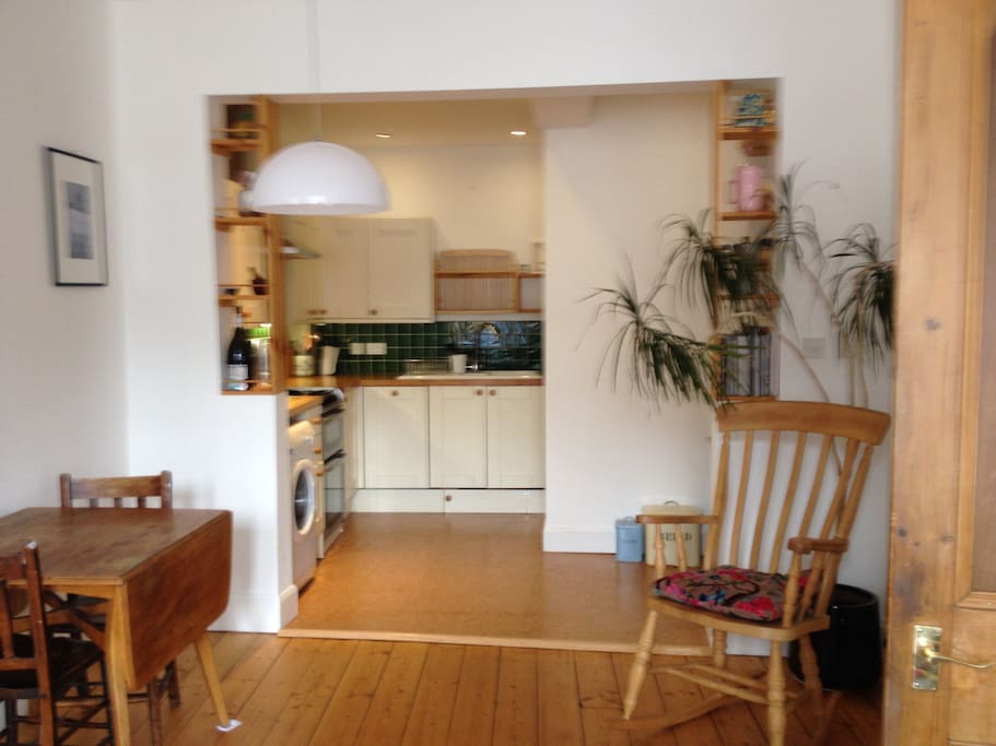 Kitchen and dining area