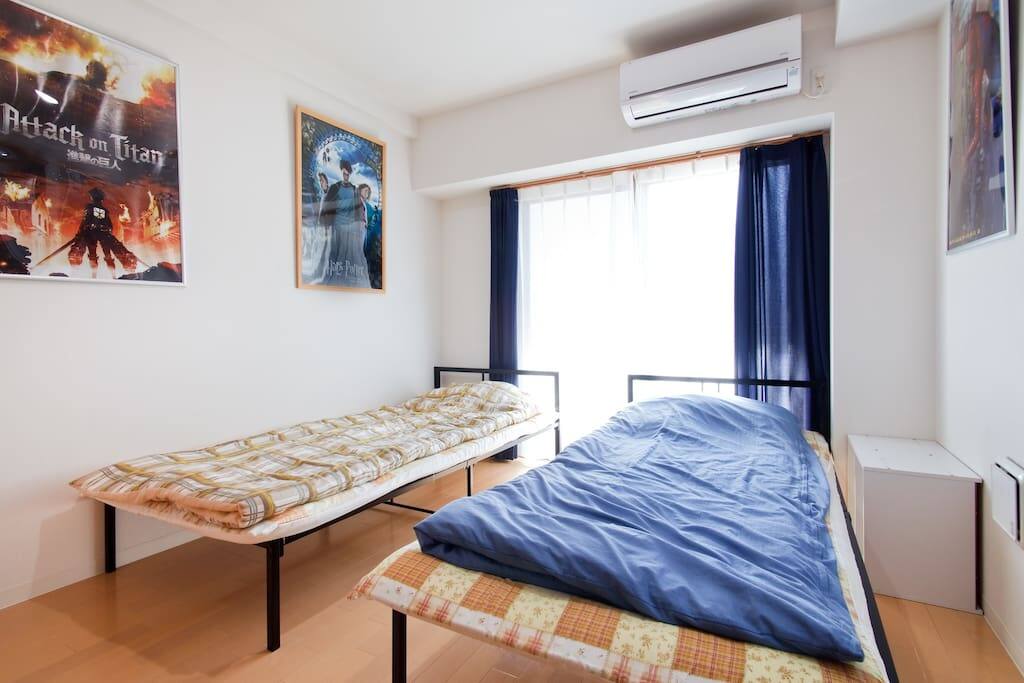 Living room & Bed room!