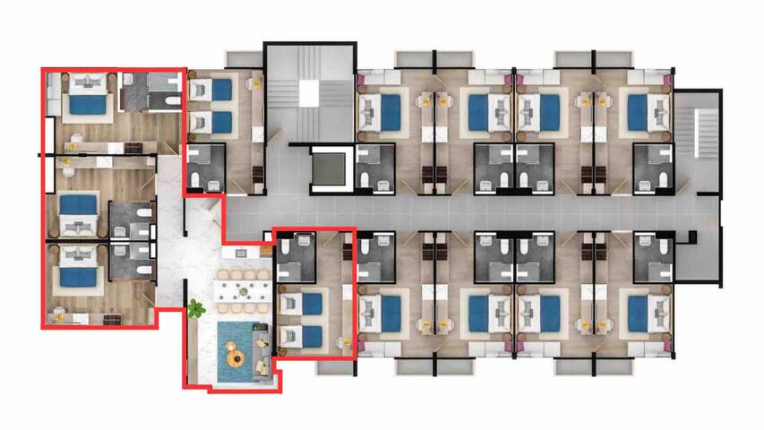 Splendid 4 BR-Large Living Room gallery image 2