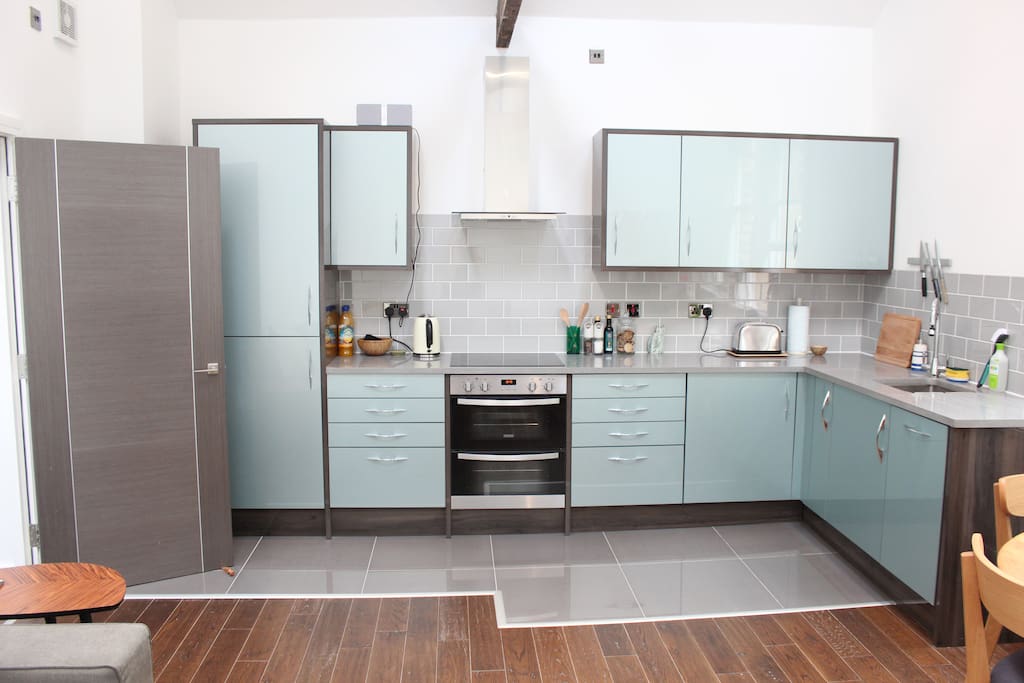 Open plan kitchen