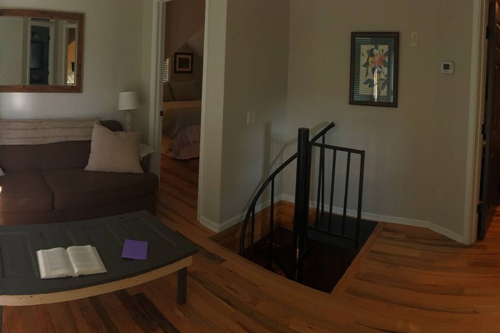 Foldout couch can sleep 2