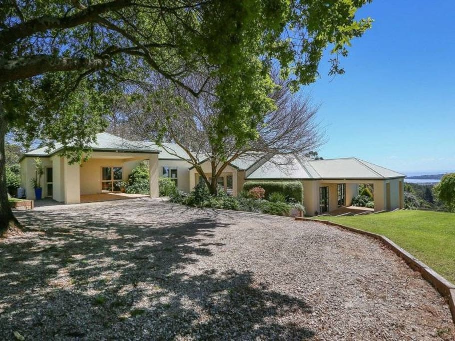 The house and the view
