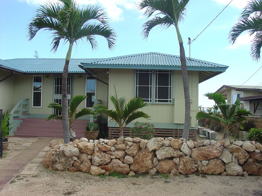 Upgraded classic home on a beautiful white sandy beach.