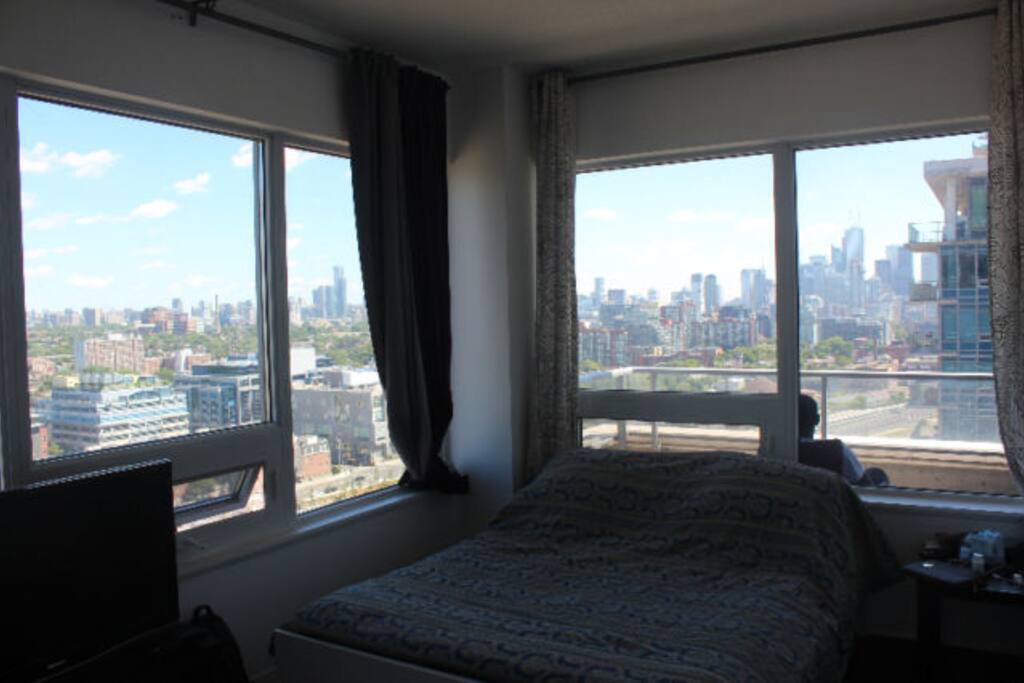 Master bed room- Great View of city
