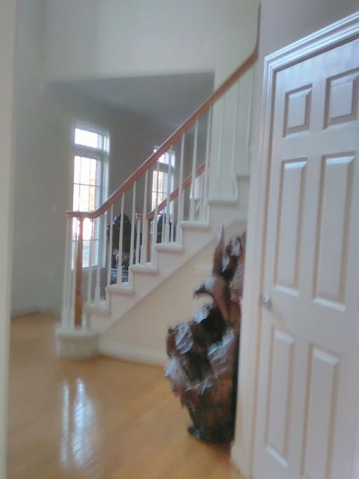 Front Entrance, stair accessing rooms