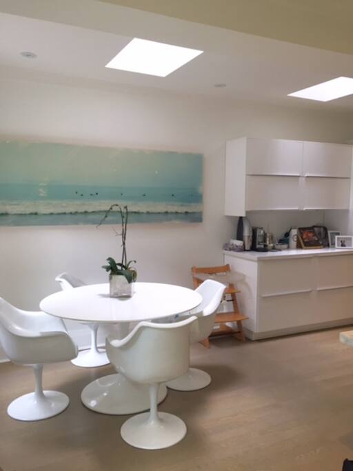 Table in kitchen