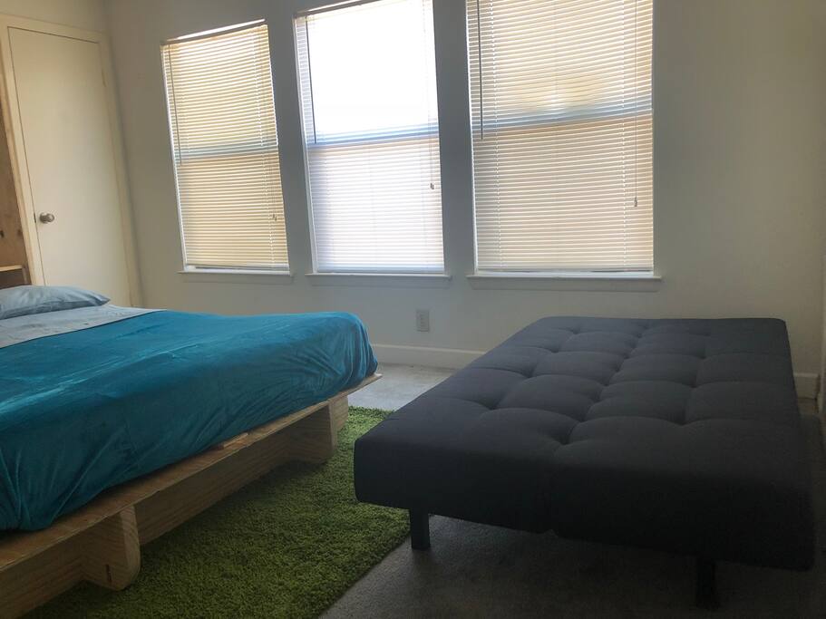Futon in bed position