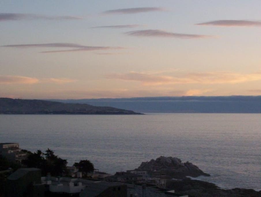 vista al mar desde depto