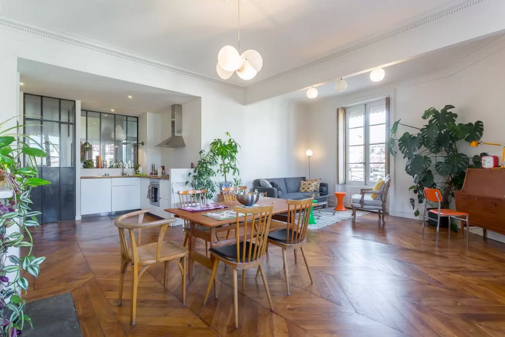 Grand salon/cuisine