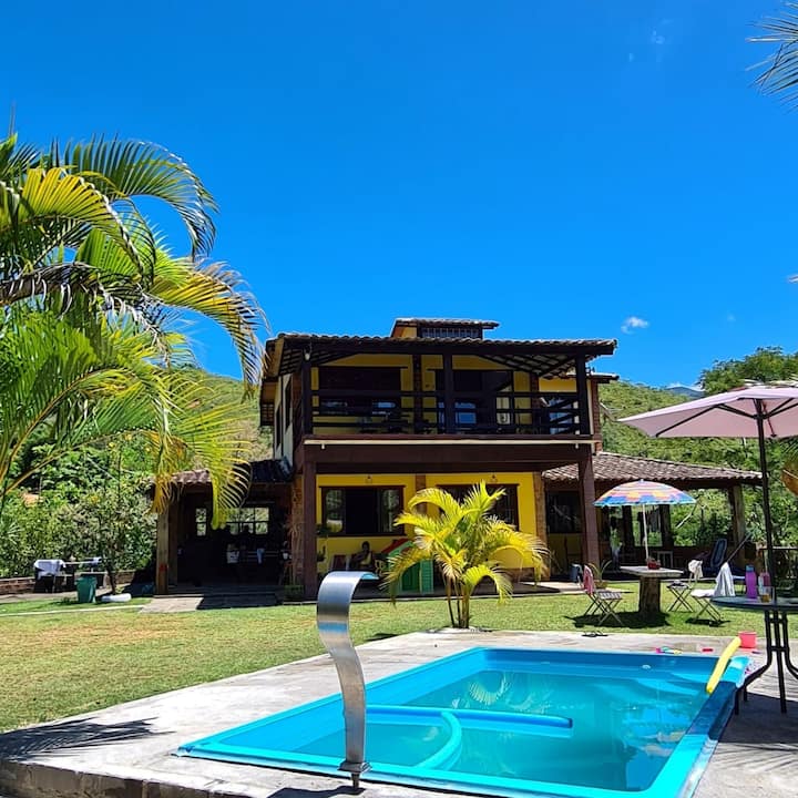 Casa 3 quartos, com piscina