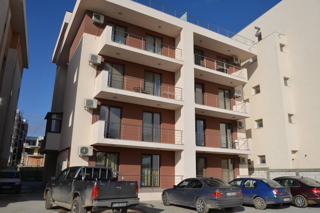 front view of the building