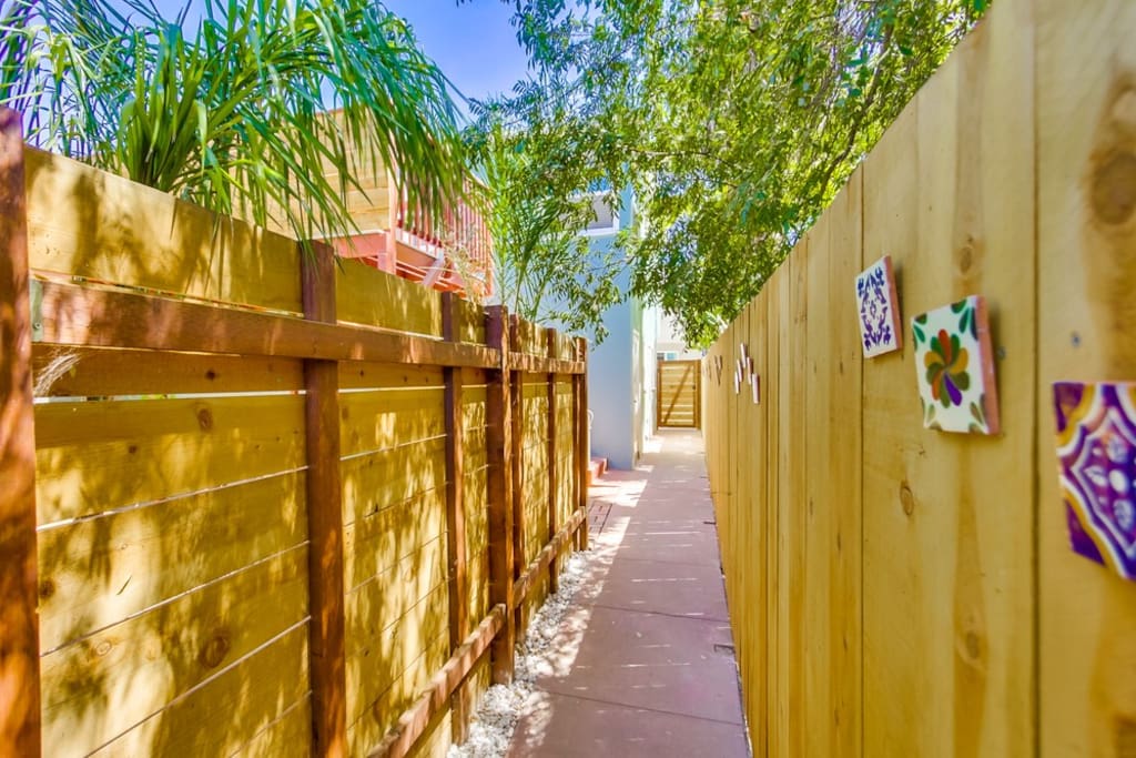 Your private entry way.