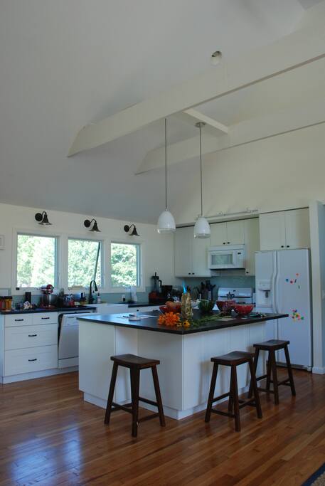 Large kitchen island