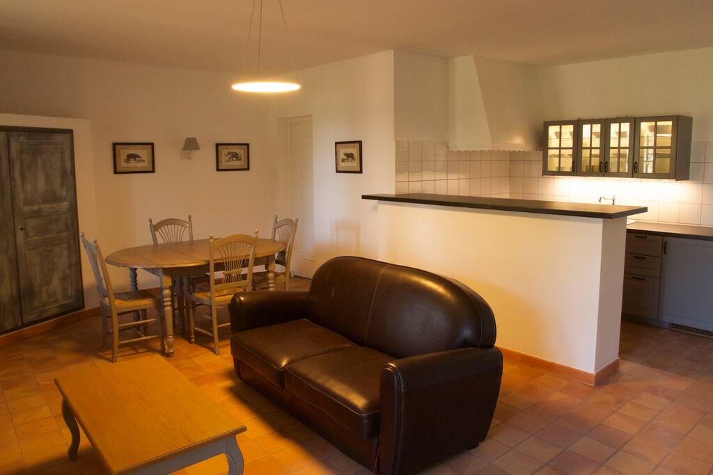 Cuisine et salon
