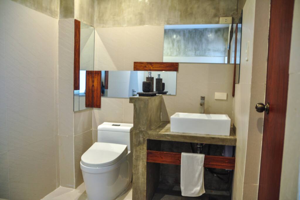 The bathroom