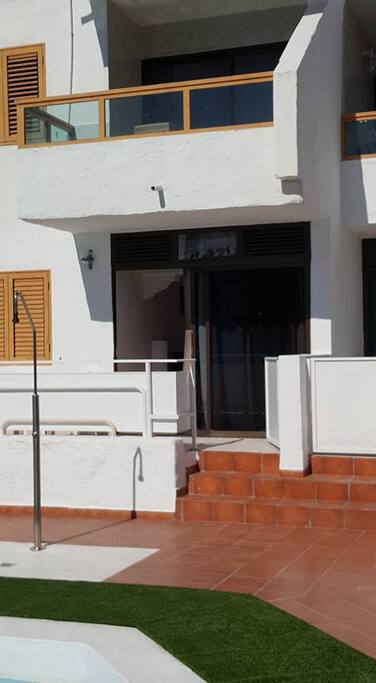 puerta de la terraza