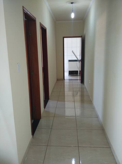 Corredor visto do quarto 2