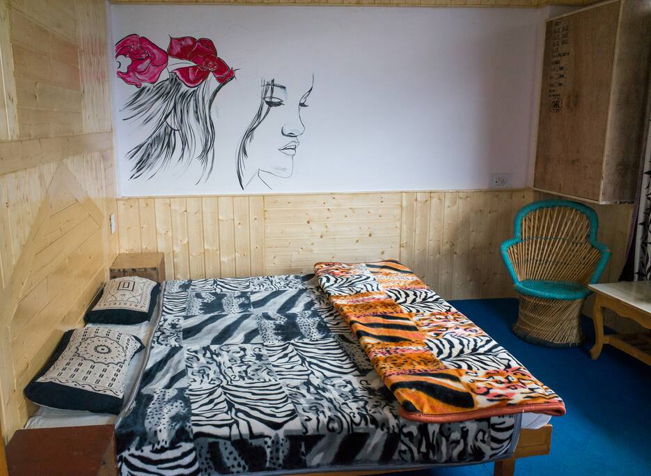 Comfortable double bed