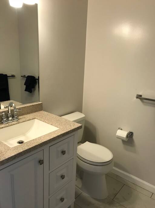 This is the half bathroom
