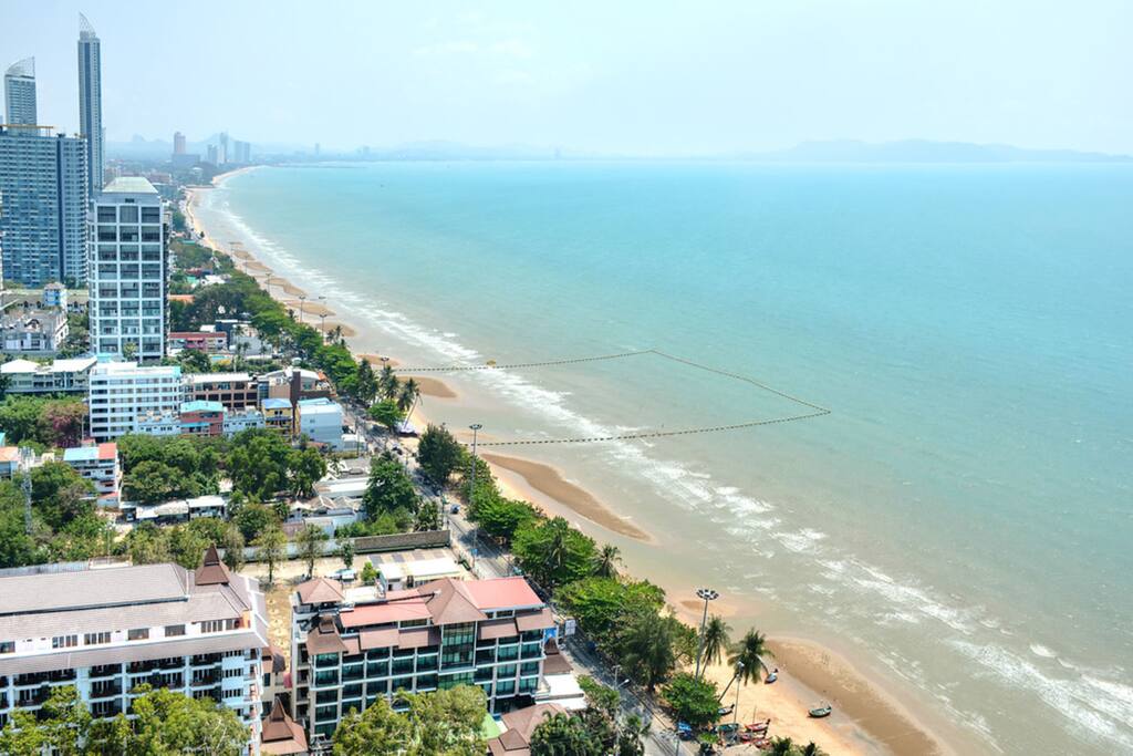 Пляж джомтьен паттайя фото Новый Люкс 5* в 20м. от моря - Квартиры в аренду в г. Паттайя, Чонбури, Таиланд
