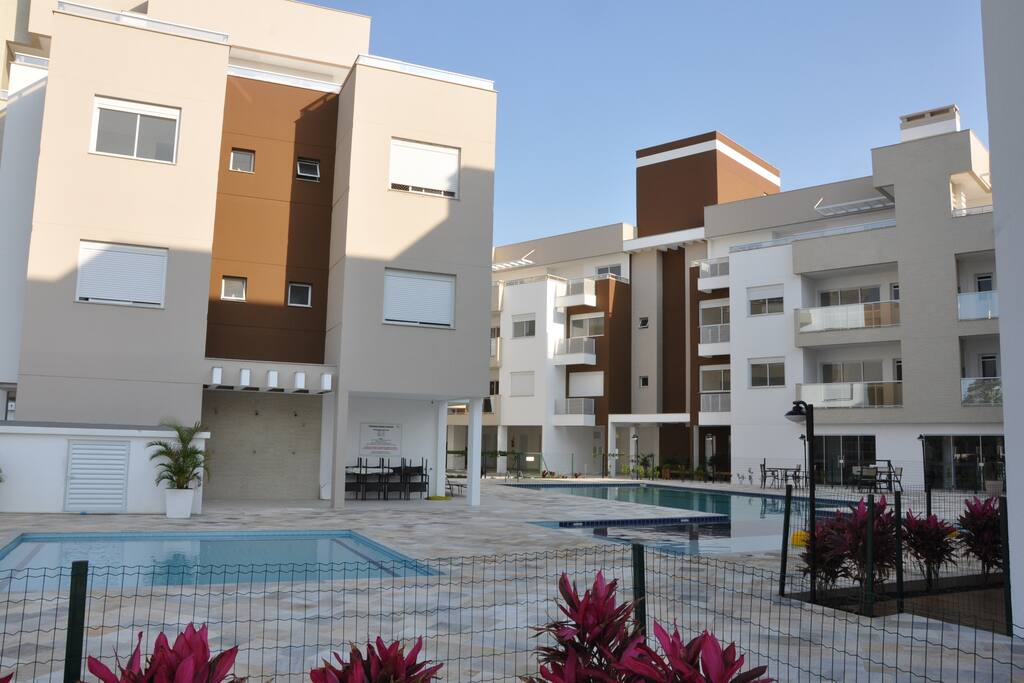 Área das piscinas