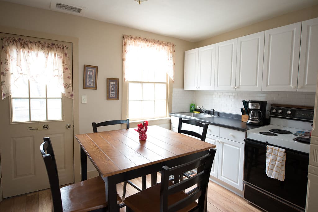 Bright and sunny fully equipped kitchen