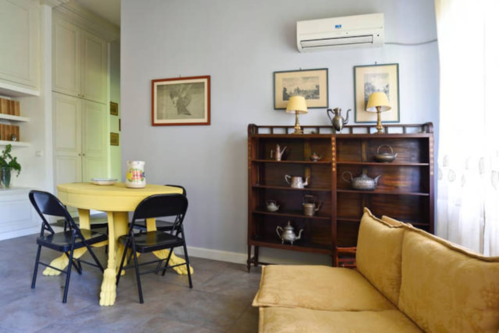 Living room con divano letto