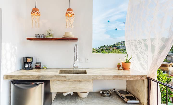 Penthouse • Pool Access • Walk To Beach • Kitchen - Sayulita
