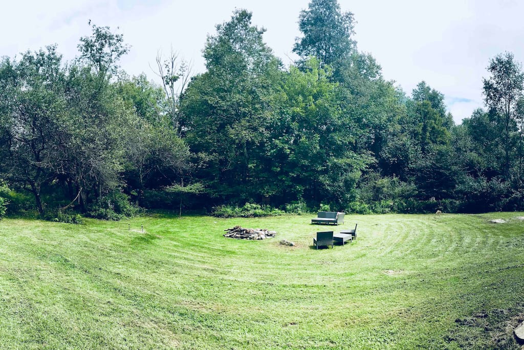 Panoramic view from the top of the camp