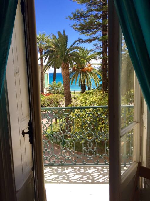 sea and park view