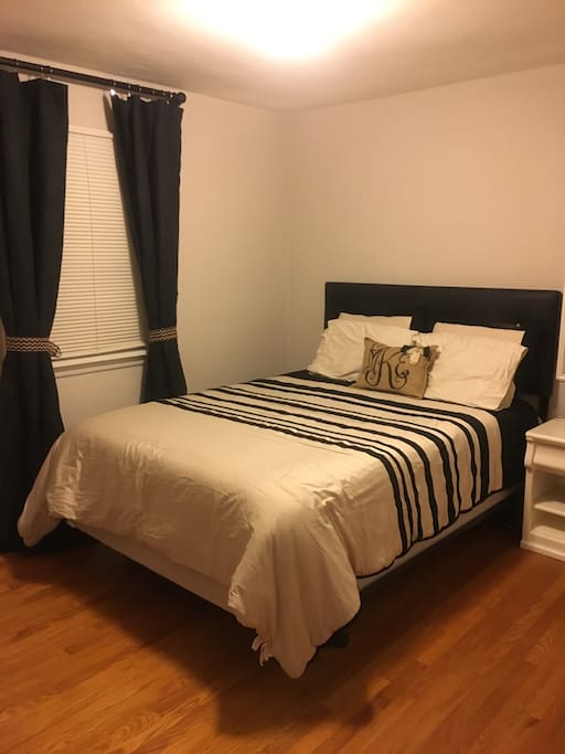 Guest room - memory foam mattress and TV with Firestick