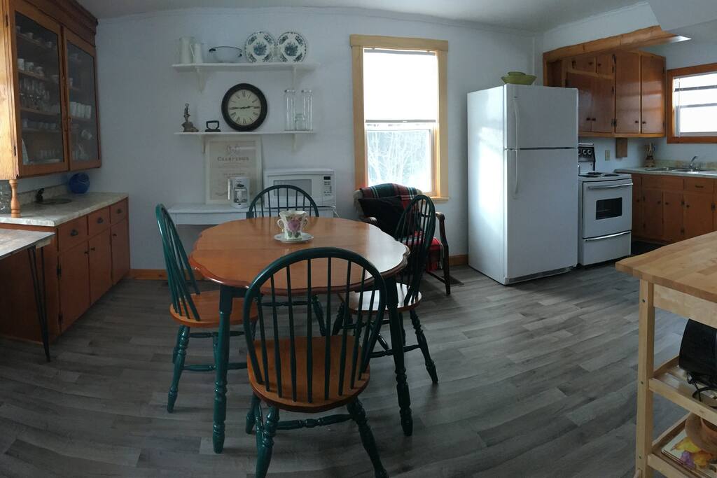Bright, open concept kitchen