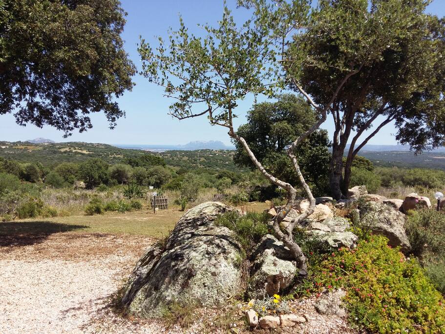 Panorama dalla veranda sul golfo di Olbia