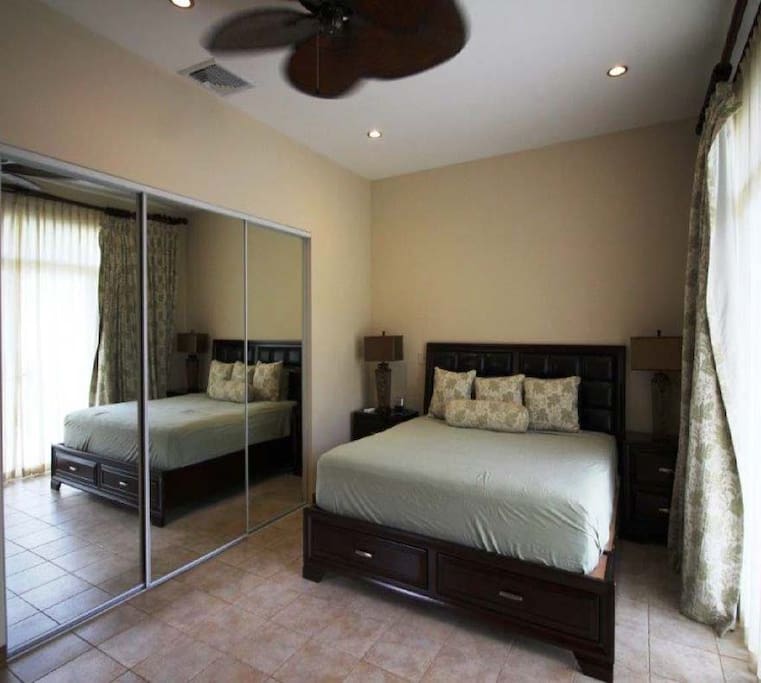 Large closets for those travelers aiming to stay a while in beautiful Costa Rica