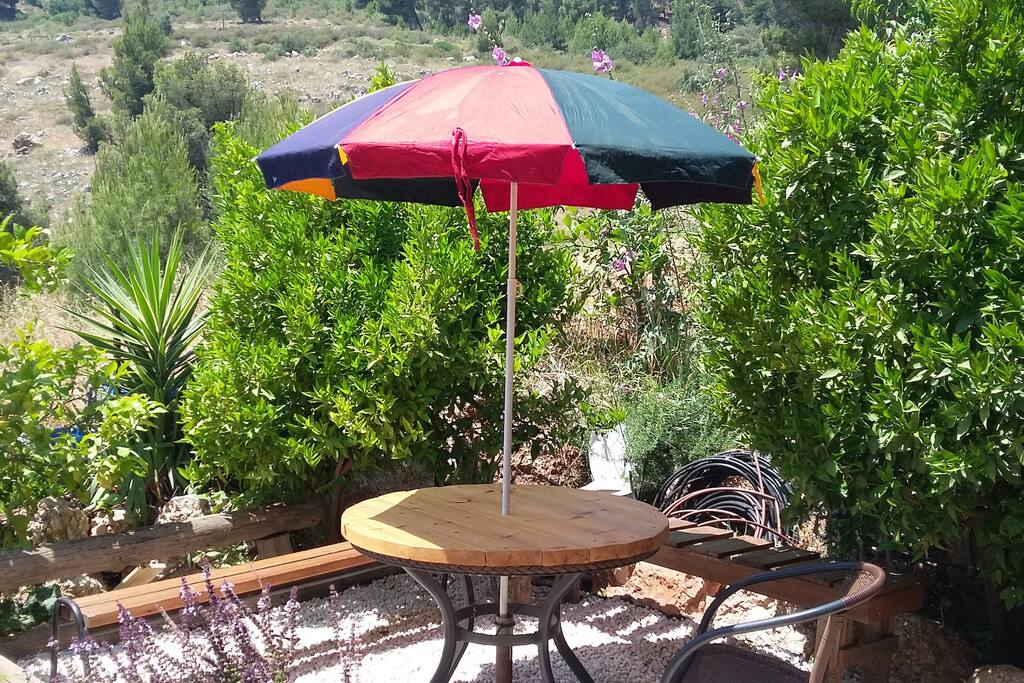 sitting area perfect for bbq