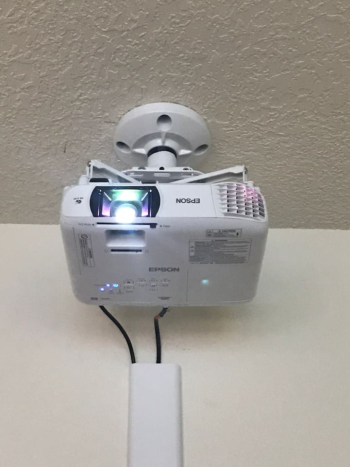 Proyector de cine HD.