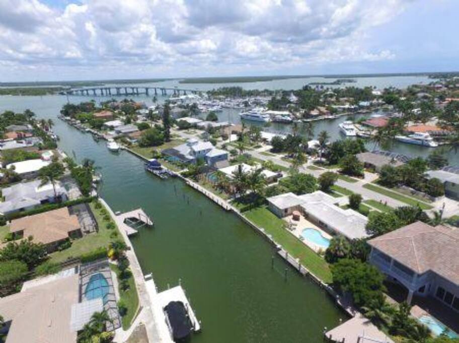 Aerial Canal View