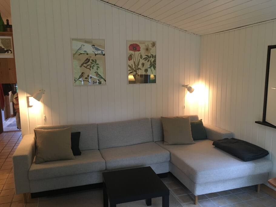 Stue inkl. sovesofa m. 2. sovepladser