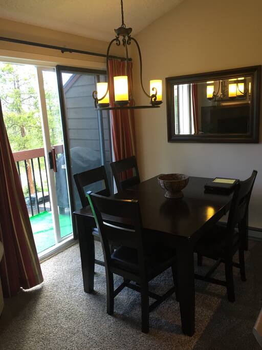 Cozy dining area
