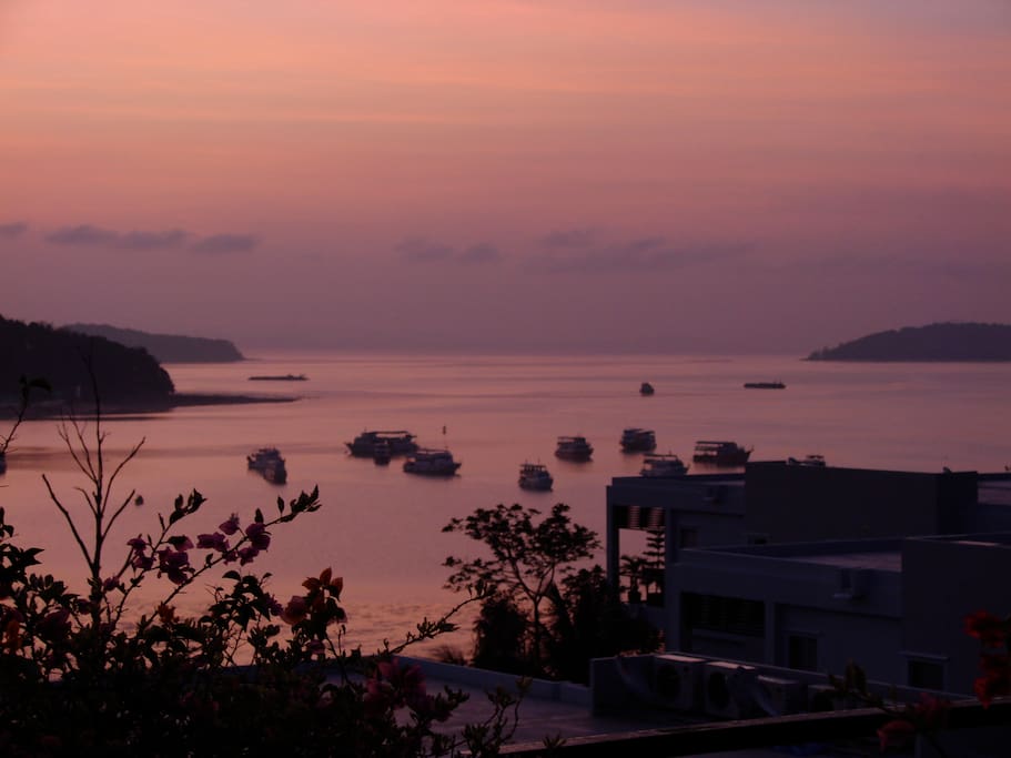 Relaxing colors of the Sunset