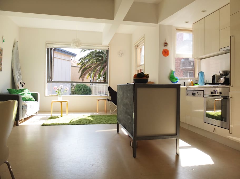 Open plan kitchen
