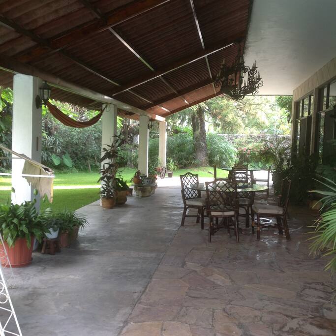 Patio main house