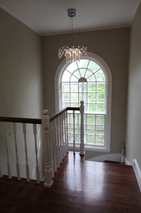 Atrium with palladium window.