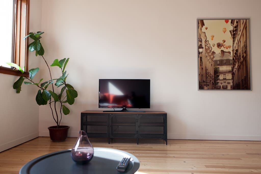 40" Flatscreen smart TV with Netflix access (no cable)