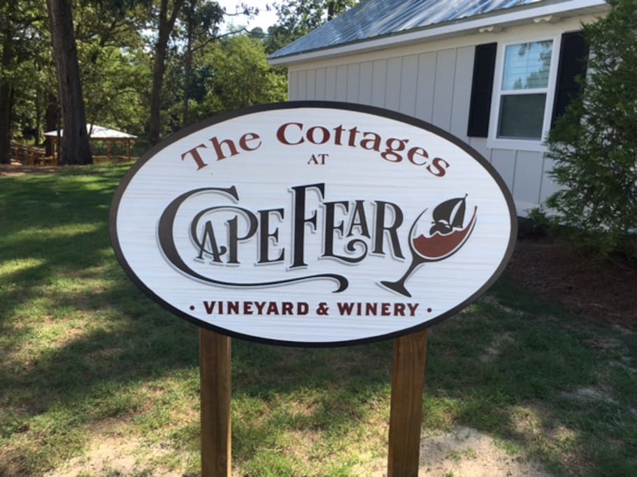 Welcome to the Cottages at Cape Fear Vineyard and Winery