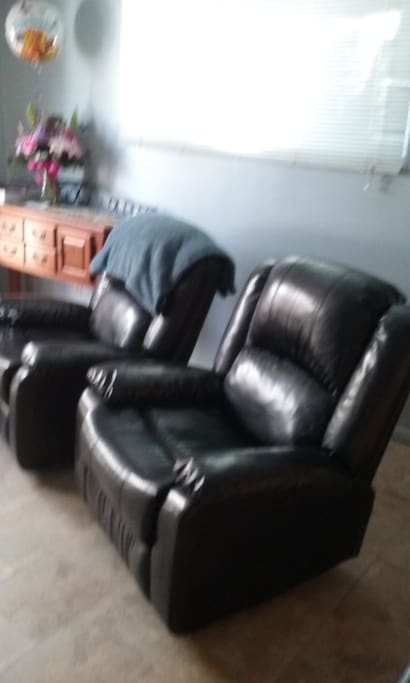 2 rockers/recliner chairs- no sofa
