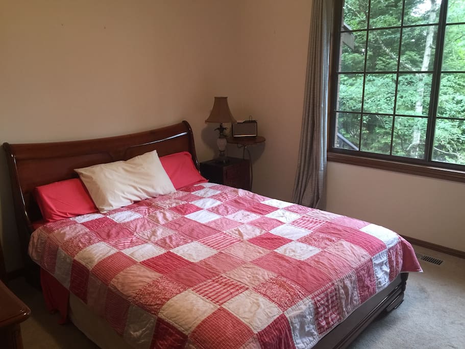 The first double bedroom (many guests have commented on how comfortable the bed is)