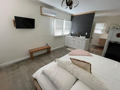 Successful Airbnb property: Newly constructed modern studio in Tampa's hub in Armory Gardens