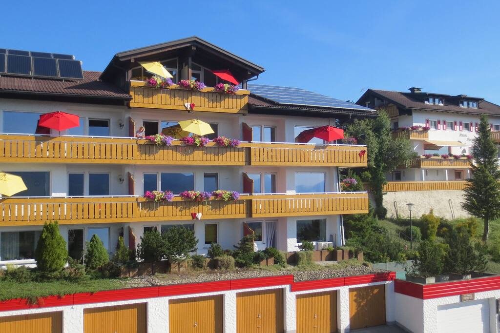 hier könnten Sie demnächst auf dem Balkon sitzen und entspannen